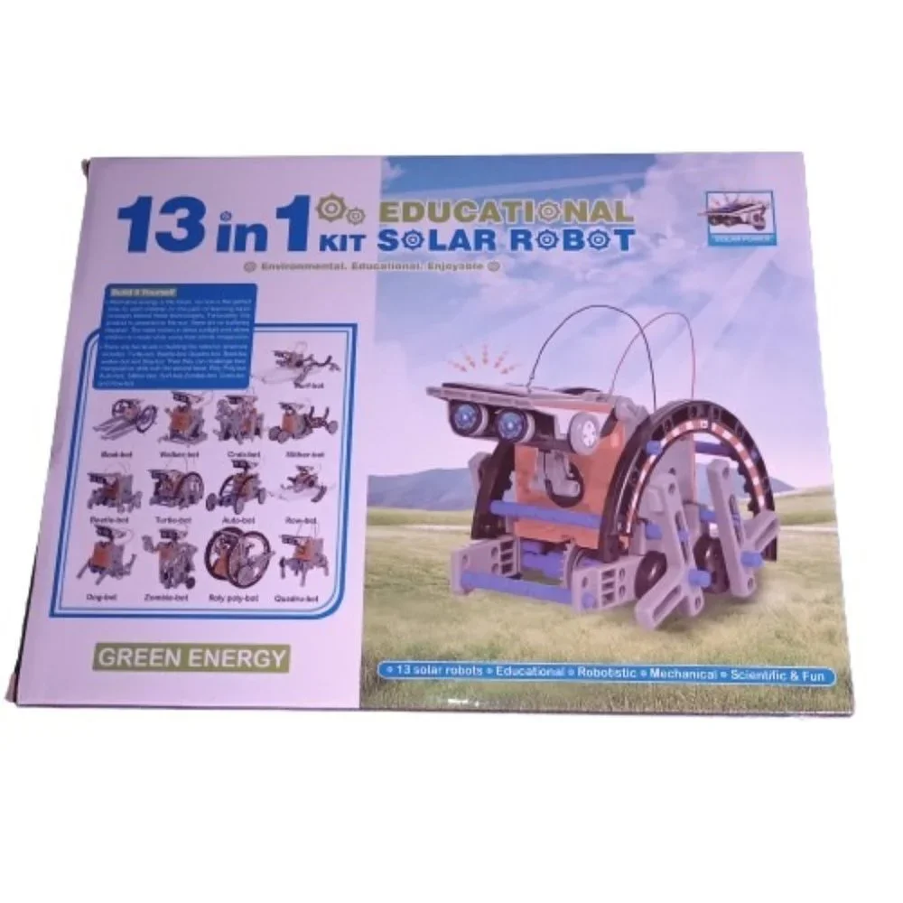 STEM 13-in-1 Education Solar Power Robot Toy Educational DIY Science Kit for Kid